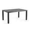 Tierra Outdoor Briga Table DARK BASALT Charcoal Frame