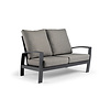 Tierra Outdoor Valencia Lounge Bench 2-Seater Charcoal