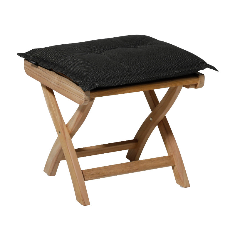 Madison Seat cushion universal 50x50cm RIB BLACK seatF115