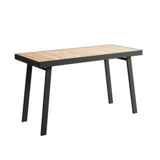 Higold Higold NOFI  / YORK BAR TABLE 180*83*h106,5cm CHARCOAL - TEAK