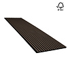 Hamilton Bay Akoestisch wandpaneel - 1 zijde fineer - EBONY - 2700x600mm