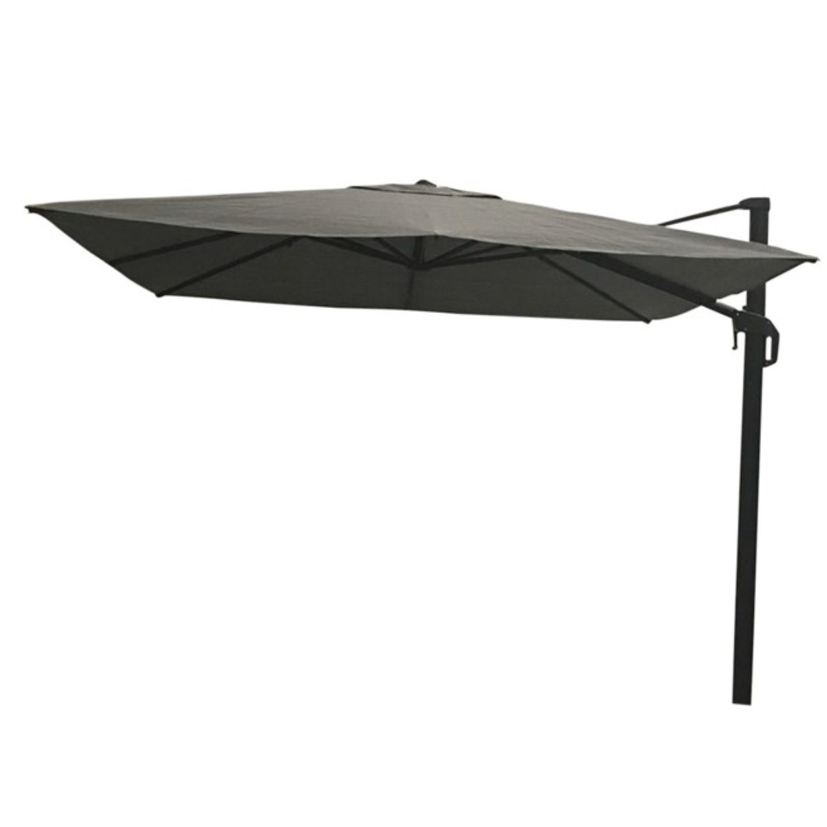 Platinum Nesling free-hanging parasol with Coolfit fabric 300x300 anthracite N506-300-008