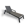 Callisto Lounger Tijmen stackable dark grey