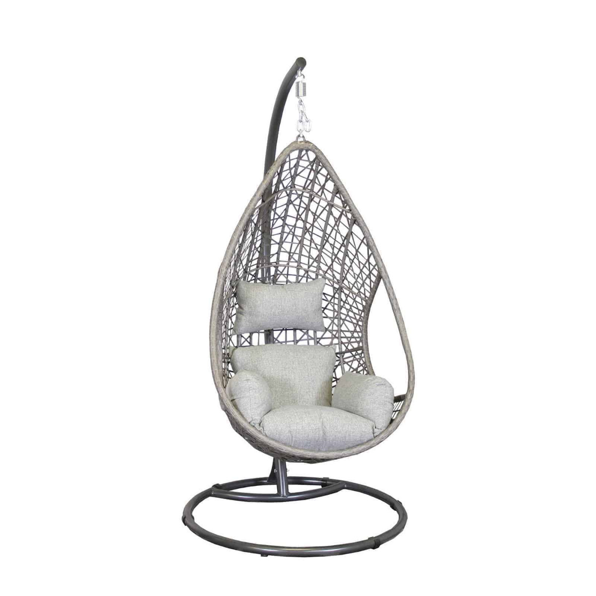 SenS Wicker hanging egg chair MONA relax SAND