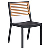 Higold York dining chair WITHOUT ARM -charcoal-zwart