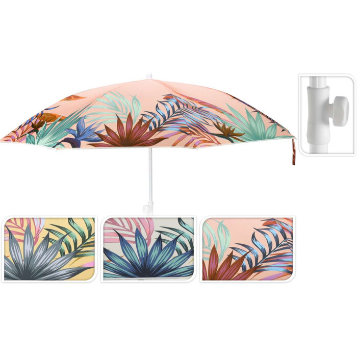 PROGARDEN Beach parasol 180cm 3 designs Leaves