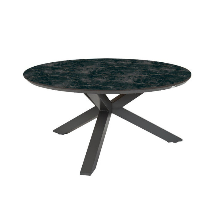 Tierra Outdoor Tierra Outdoor Orbital Dining Table 120cm round Grey - Trespa HPL top -