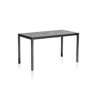 Kettler KETTLER tafel 140*70cm HPL Jura, CUBIC poot antraciet