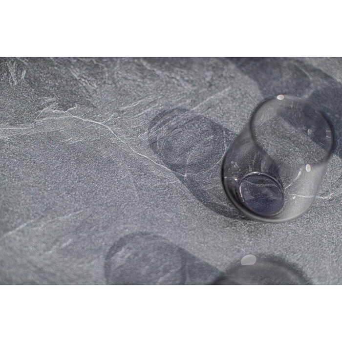 Kettler KETTLER tafel 140*70cm HPL Jura, CUBIC poot antraciet