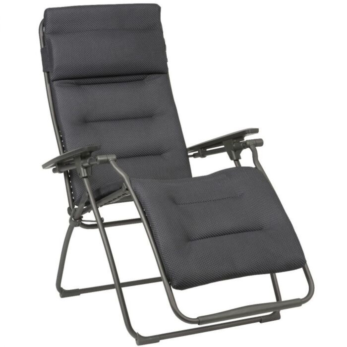 Lafuma Lafuma Relaxchair FUTURA BEComfort DARK GREY titanium frame