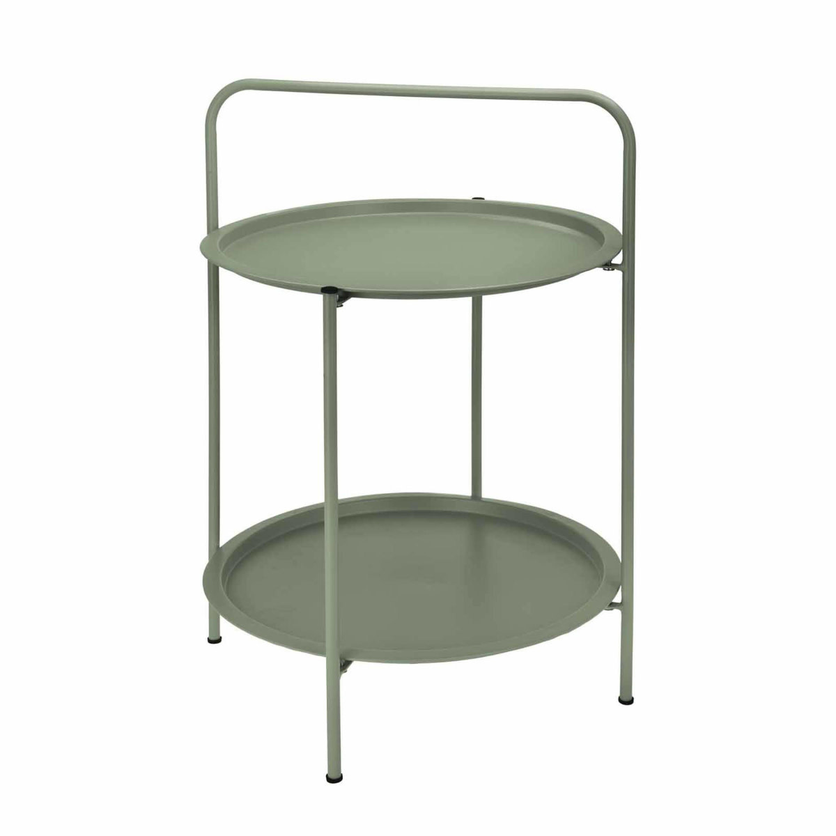 Pro Garden Tafel staal 50cm diameter h66 mat groen