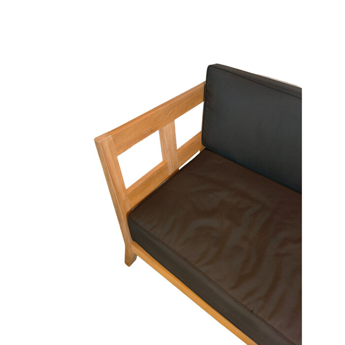 Hamilton Bay Outdoor Hamilton Bay Dynamo lounge corner 3-piece teak + cushions black