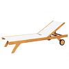 Traditional Teak  KATE lounger teak met batyline