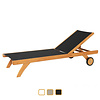 Traditional Teak  KATE lounger teak met batyline