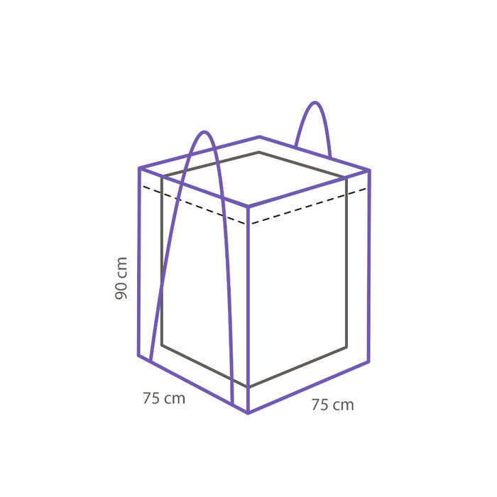 Outdoor covers OUTDOOR COVERS Premium Lounge cushion bag 75x75x90cm