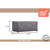 OUTDOOR COVERS Premium protective cover table up to 160cm, 165x105x75cm