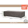 WINZA OUTDOOR COVERS Premium Tafelhoes maat 225x105x75 cm