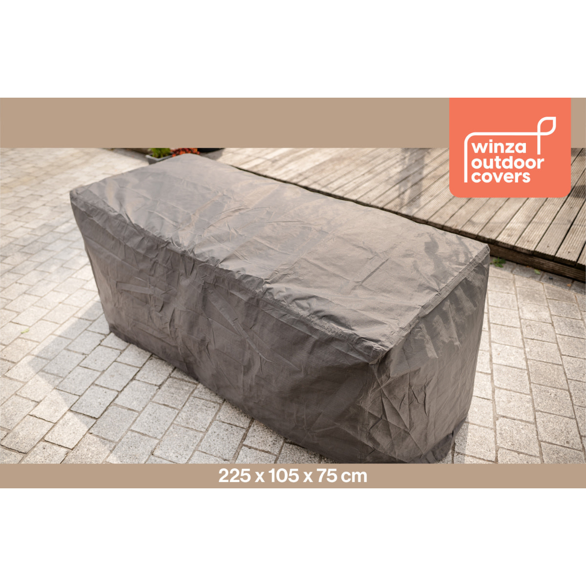 WINZA OUTDOOR COVERS Premium Tafelhoes maat 225x105x75 cm