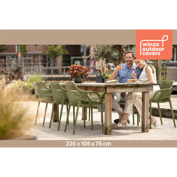 WINZA OUTDOOR COVERS Premium Table Cover size 225x105x75 cm