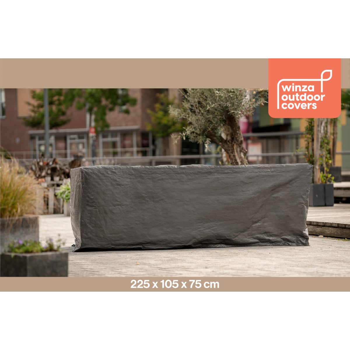 WINZA OUTDOOR COVERS Premium Tafelhoes maat 225x105x75 cm