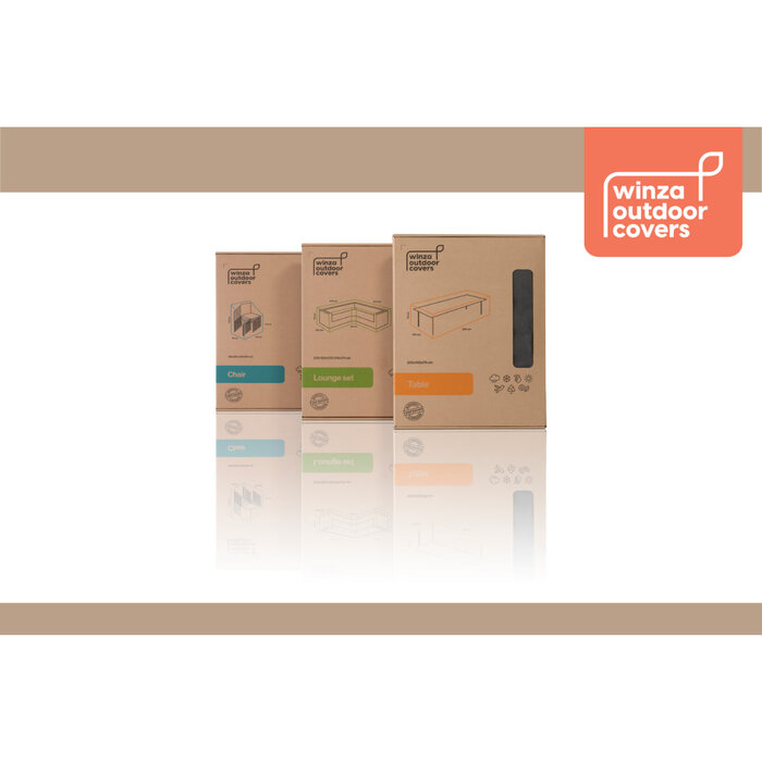 Outdoor covers WINZA OUTDOOR COVER Premium L-Shaped Lounge set protective cover in size 250x250x90x70 cm.