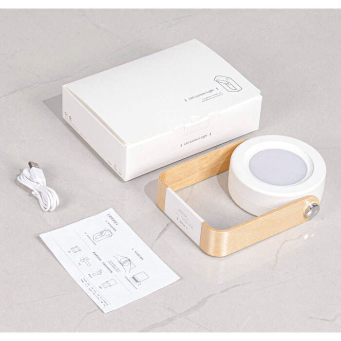 Solar Hamilton Bay foldable and dimmable LED lantern 20cm high