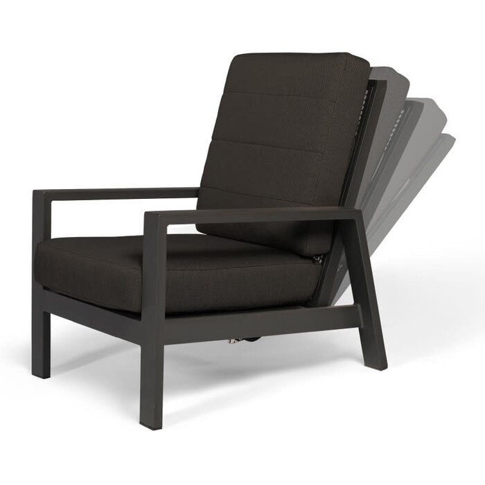 Tierra Outdoor Queens Lounge Chair Black Stigter Tuinmeubelen