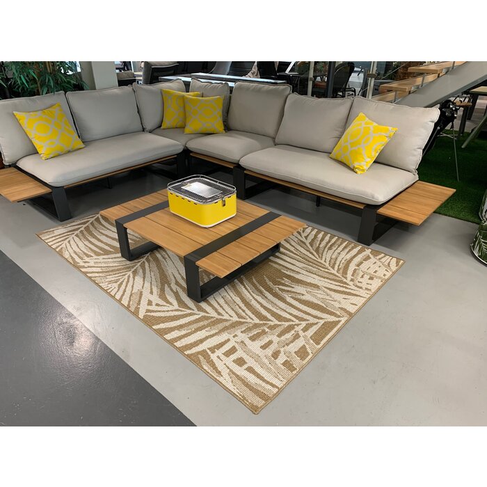 Ambience rug outdoor 230x160cm IND664 palm beige