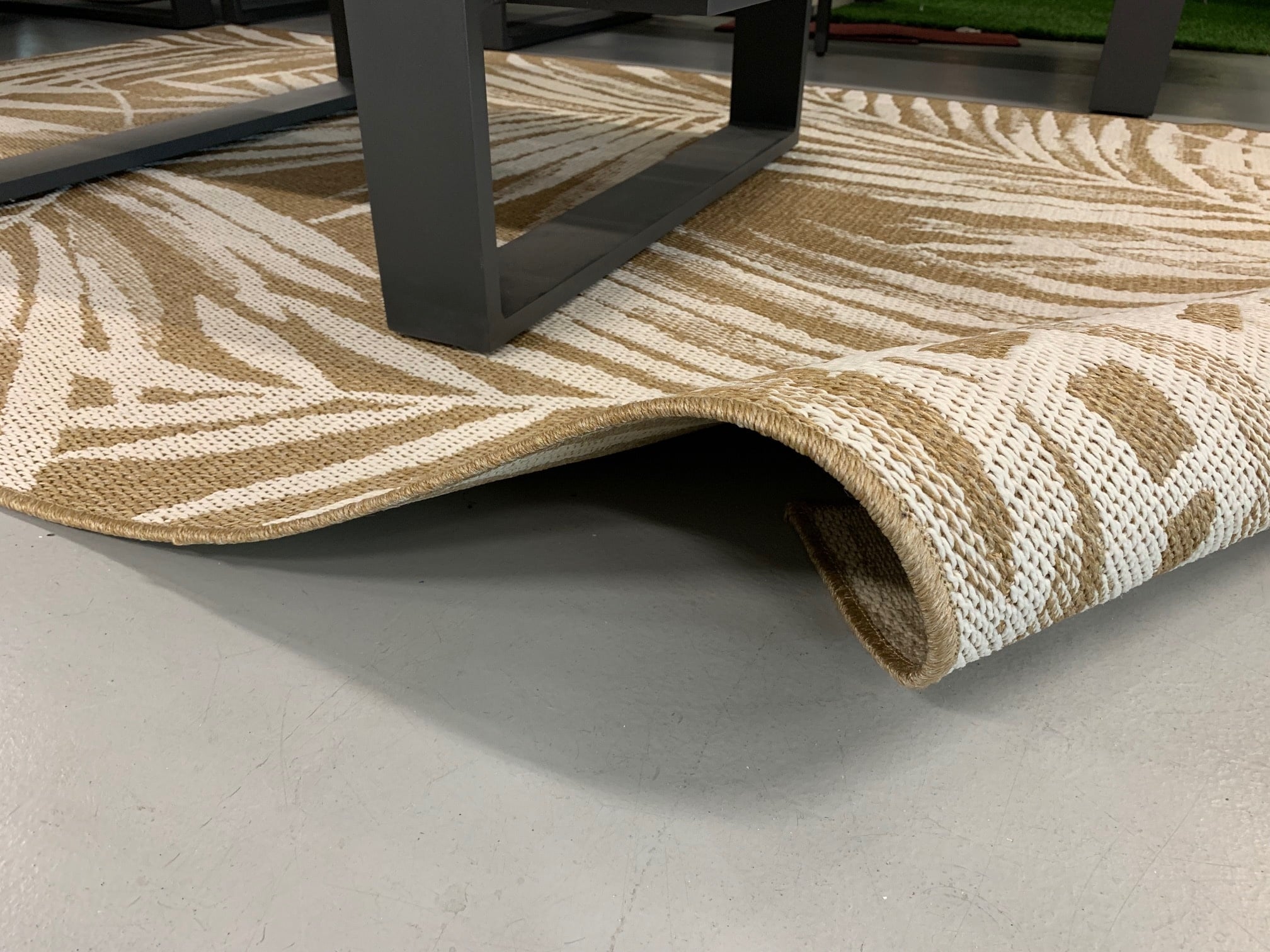Ambiance vloerkleed outdoor 230x160cm IND664 palm beige