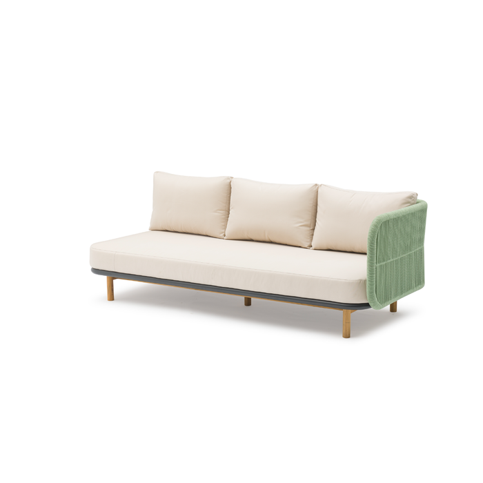Hamilton Bay Outdoor Hamilton Bay HUG loungeset +Chair Palm green-Champagne  310*220*90*h75cm