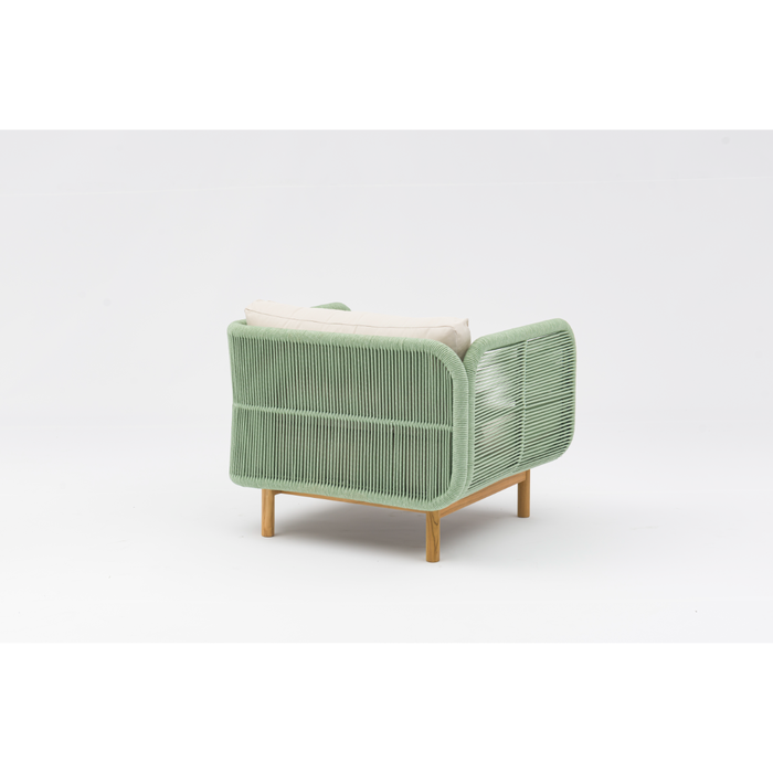 Hamilton Bay Outdoor Hamilton Bay HUG loungeset +Chair Palm green-Champagne  310*220*90*h75cm
