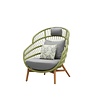 Higold Vasca High Back Chair Palm Green incl. cushions and cover
