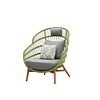 Higold Vasca High Back Chair Palm Green incl. cusions and cover