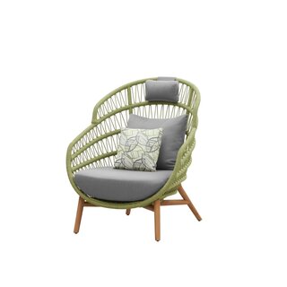 Higold Higold Vasca High Back Chair Palm Green incl. cushions and cover