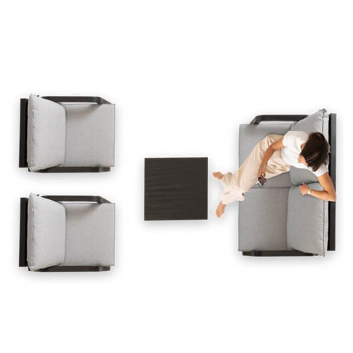 Hartman Hartman IBIZA 2-Zitsbank Loungeset, 4-delig