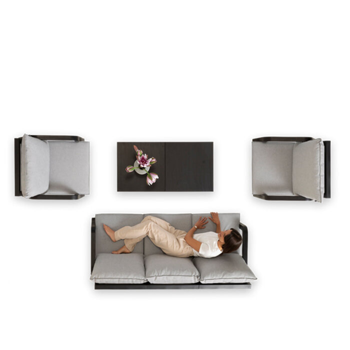 Hartman Hartman IBIZA 3-Zitsbank Loungeset, 5-delig