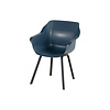 HARTMAN SOPHIE ELEMENT ARMCHAIR met gekleurde kuip, carbon black pootstel