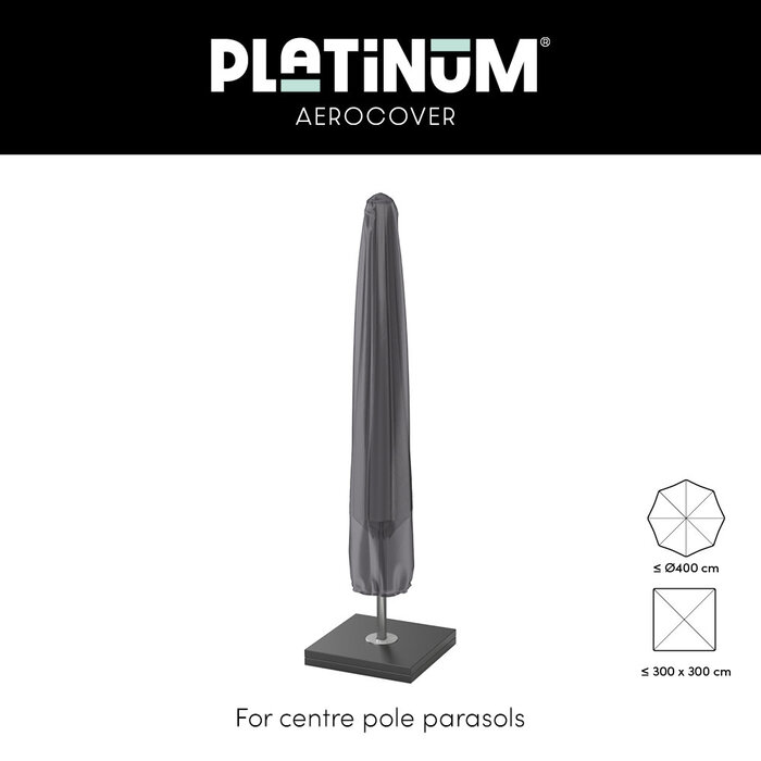 Platinum AeroCover Parasol cover for pole parasol H230x30/40