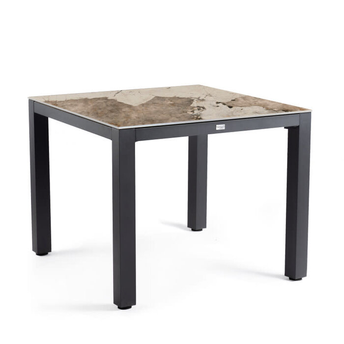 Tierra Outdoor Tierra Outdoor Briga Table Dekton KHALO Charcoal Frame