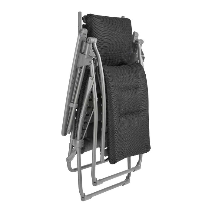 Lafuma Relaxchair EVOLUTION BE COMFORT ACIER GRIJS With dark grey frame