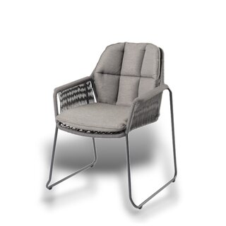 Tierra Outdoor ierra Outdoor 7-piece set RIVERA armchair with OMNIGO 150cm table GRAY-TEAK