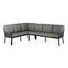 Tierra Outdoor LIV LOUNGE DINING SET CHARCOAL, LEFT 2-piece, without table. Art. TO-5013