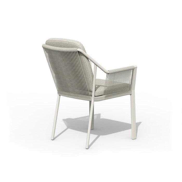Tierra Outdoor Tierra Outdoor Liv Dining Chair met wit frame inclusief zitkussens - diverse kleuren - kleur