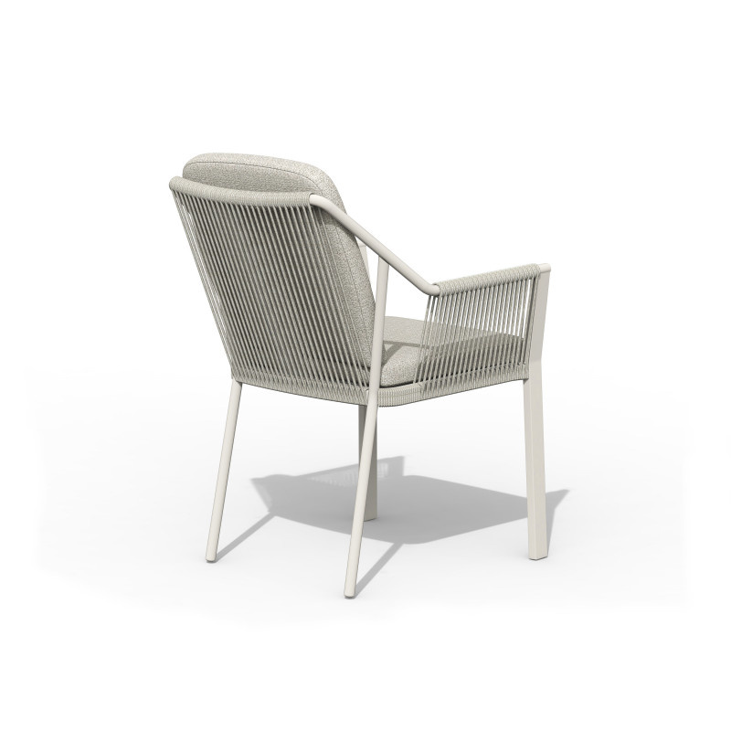 Tierra Outdoor Tierra Outdoor Liv Dining Chair met wit frame inclusief zitkussens - diverse kleuren - kleur
