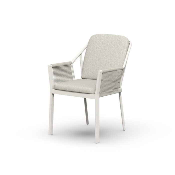 Tierra Outdoor Tierra Outdoor Liv Dining Chair met wit frame inclusief zitkussens - diverse kleuren - kleur