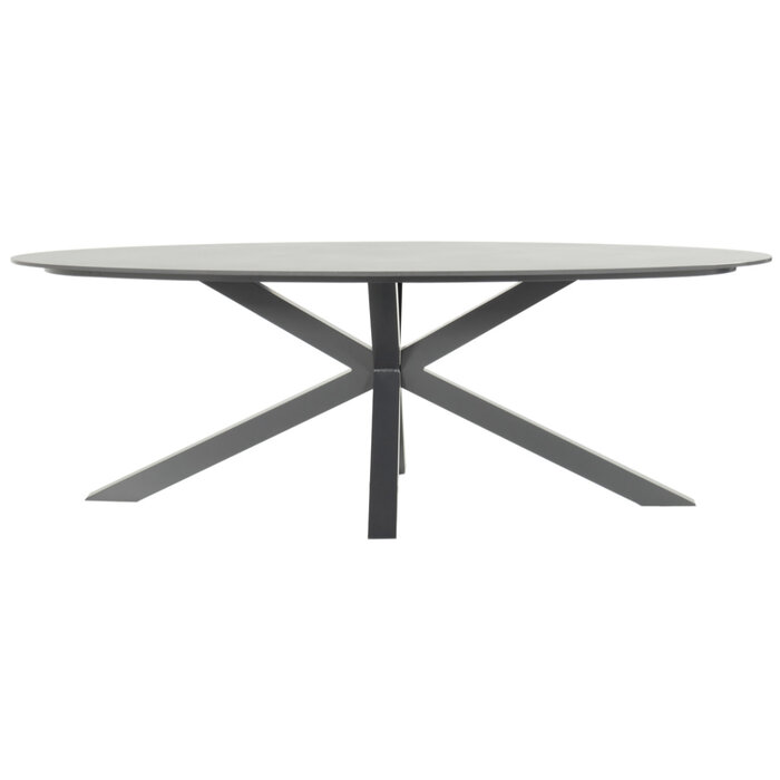 Hartman Hartman Xander dining tablle Oval - alu ceramix - 220x120cm - Xerix Gray