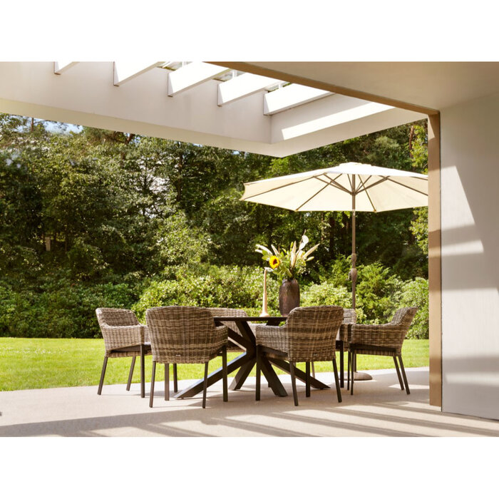 Hartman Hartman Xander dining tablle Oval - alu ceramix - 220x120cm - Xerix Gray