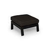 Tierra Outdoor Queens Lounge Hocker +kussen Antraciet frame / black kussen