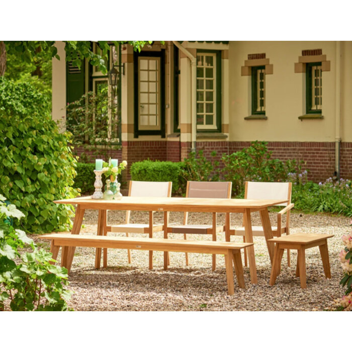 Traditional Teak Traditional teak LUNA backless bench 202cm art. 7.99.10.16.01