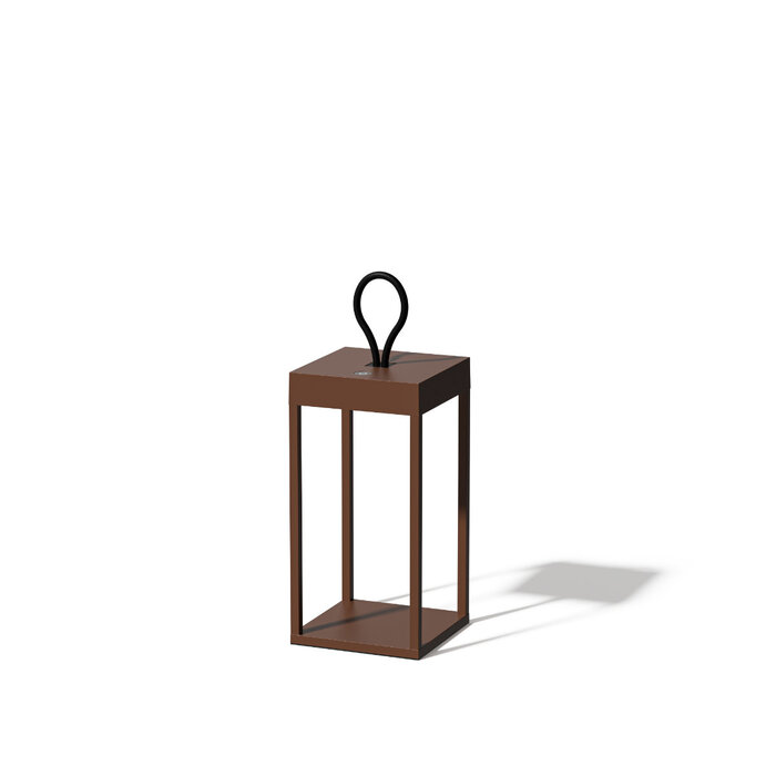 Qoozii Qoozii Lantaarn Bali 30cm -Corten Rustic - LED